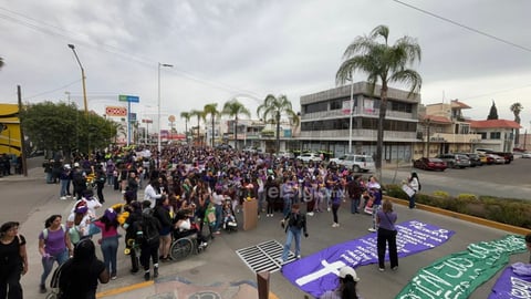 Marcha por el Día de la Mujer en Durango