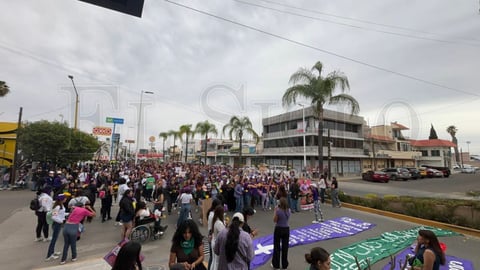 Marcha por el Día de la Mujer en Durango