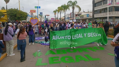Marcha por el Día de la Mujer en Durango