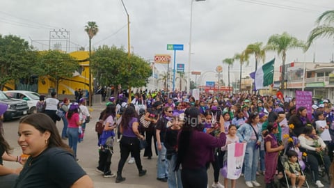 Marcha por el Día de la Mujer en Durango