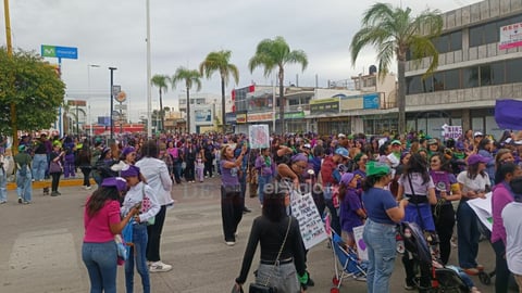 Marcha por el Día de la Mujer en Durango