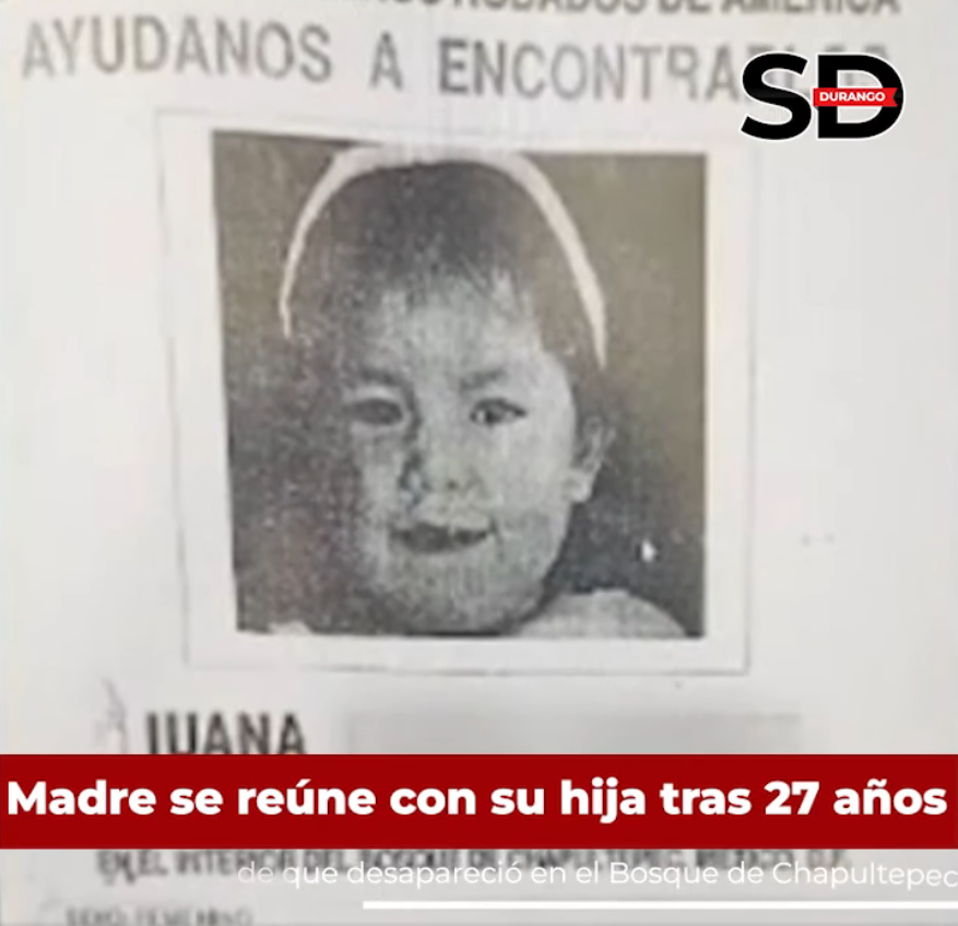 Madre Se Reúne Con Su Hija Tras 27 Años De Que Desapareció En El Bosque De Chapultepec 7704