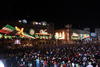 Los juegos pirotécnicos iluminaron la noche en que los mexicanos festejamos el aniversario del inicio de nuestra independencia.