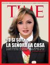 Recrearon también la polémica portada de la revista Time.