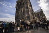 La catedral de Colonia, fuertemente resguardada, fue el escenario donde se evocó la memoria de los fallecidos.