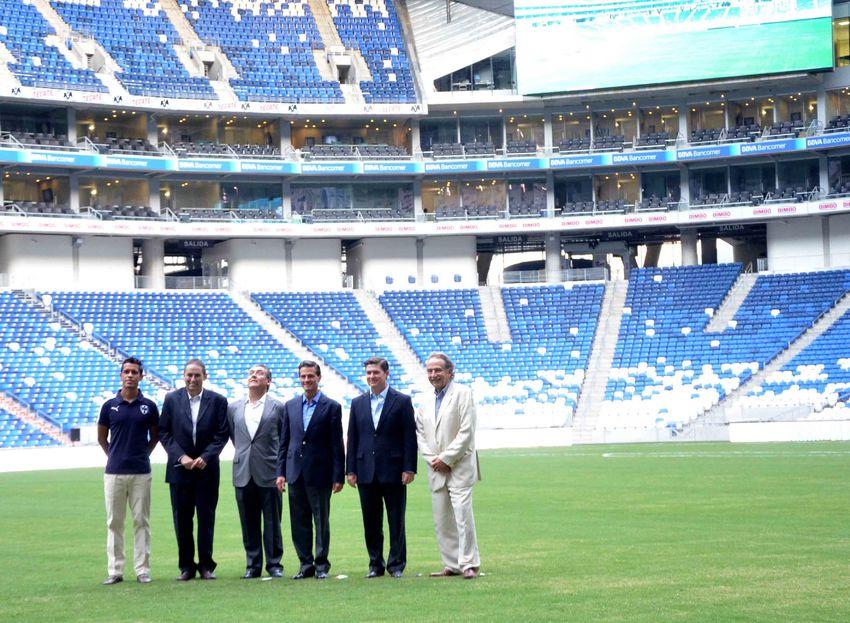 Inaugura EPN estadio de Monterrey sin público