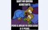 Las caricaturas no se quedaron atrás, pues hasta Homero Simpson despierta a su hijo para notificarlo de la situación económica.