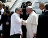 Tras recibir al papa Francisco, el presidente de Cuba, Raúl Castro Ruz, le agradeció su apoyo al diálogo entre Estados Unidos y Cuba.