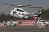 El Papa llegó en un helicóptero procedente del Campo Marte en la Ciudad de México.