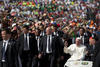 El Papa Francisco sostuvo un encuentro con jóvenes en Michoacán.