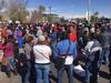 La protesta tenía como destino las instalaciones de la Secretaría de Educación del Estado de Durango.