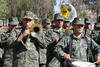 En diversos actos cívicos ha destacado la participación de los elementos de la Décima Zona Militar con sus bandas de guerra y de música