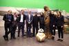 El príncipe Guillemo y el príncipe Enrique visitaron el escenario de la próxima entrega de Star Wars.