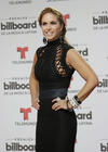 Lucero lució un atuendo negro en la gala de los Premios Billboard Latino.