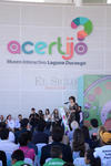 La presidenta del DIF estatal, Tere Álvarez, dirigió unas palabras a la ciudadanía en la inauguración de este nuevo espacio.