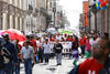 Desde las 8:00 horas se empezó a ver movimiento de trabajadores de distintos sectores en varias zonas de la ciudad. Los primeros en manifestarse fueron los miembros del STEUJED, en la plaza IV Centenario.