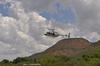 El helicóptero del gobierno del Estado de Durango ubicó el cuerpo a más de 40 kilómetros del lugar del accidente.