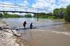 Tras haber "peinado" 22 kil&oacute;metros r&iacute;o abajo desde San Salvador de Horta, donde cay&oacute; el menor al agua, no se hab&iacute;a encontrado el cuerpo.