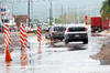 Las lluvias dejaron estragos alrededor de toda la ciudad de Durango, provocando lentitud en el transito.