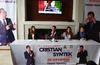 Este jueves en un hotel de recién apertura se presentó a los medios de comunicación el concierto de Cristian y Syntek.