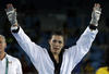 María del Rosario Espinoza conquistó medalla de plata para México en taekwondo.