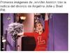 En redes sociales circularon las imágenes apoyando a Aniston.