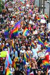 Marcha LGBT+ 2022 en la ciudad de Durango