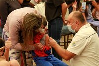 Primer día de vacunación de menores en Durango