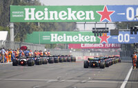 Aspectos del Gran Premio de México de la Fórmula 1 en el Autódromo de los Hermanos Rodríguez de la CDMX