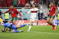 Marruecos se impuso a la selección de Portugal por la mínima diferencia.