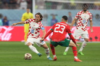 Luka Modric llevó otra vez la batuta para que Croacia obtuviese el tercer lugar en el que pudo ser la última presentación del volante en una Copa del Mundo.