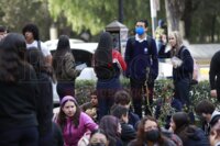 #Galería | Esta mañana amaneció tomada la Escuela Normal del Estado de #Durango; mujeres denuncian protección a agresores al interior de la institución.