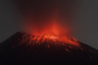 Debido al aumento de la actividad del volcán, ayer se cambió el estatus del Semáforo de Alerta Volcánica a Amarillo Fase 3