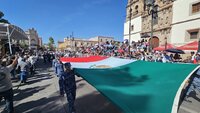 Así se vivió el desfile cívico militar por el 114 Aniversario de la Revolución Mexicana