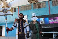 Como ya es costumbre en la capital los verdaderos fanáticos participaron en el tradicional concurso de “Cosplay” caracterizados de sus personajes favoritos de series animadas japonesas.