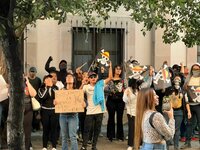 Generación Z de Durango se reunió para dar paso a la marcha que exige mayor seguridad en el país y otras necesidades, además de mostrar su indignación contra partidos políticos.