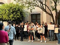 Generación Z de Durango se reunió para dar paso a la marcha que exige mayor seguridad en el país y otras necesidades, además de mostrar su indignación contra partidos políticos.