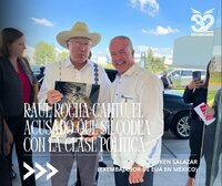 Fotografías del propio empresario demuestran que presumía amistad y colaboración con políticos de todos los colores, como con el Gobernador de Durango y la Presidenta de México.