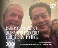 Fotografías del propio empresario demuestran que presumía amistad y colaboración con políticos de todos los colores, como con el Gobernador de Durango y la Presidenta de México.