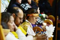 Cientos de duranguenses se congregaron en el Santuario de Nuestra Señora de Guadalupe para las tradicionales mañanitas a la Virgen de Guadalupe