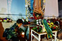 Cientos de duranguenses se congregaron en el Santuario de Nuestra Señora de Guadalupe para las tradicionales mañanitas a la Virgen de Guadalupe