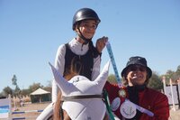 El binomio de María Paredes y Canela dominó la jornada al conquistar la prueba de 65 centímetros en ambas fechas.