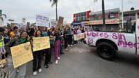 Marcha por el Día de la Mujer en Durango