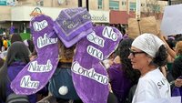 Marcha por el Día de la Mujer en Durango