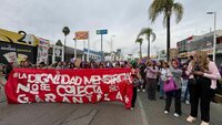 Marcha por el Día de la Mujer en Durango