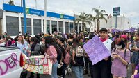 Marcha por el Día de la Mujer en Durango