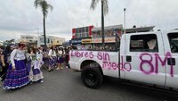 Marcha por el Día de la Mujer en Durango
