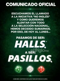 Diversas empresas en México se han sumado a una tendencia que rápidamente ganó fuerza en internet: cambiar temporalmente su comunicación, nombres o publicaciones para evitar el inglés y mostrar su apoyo a la Selección Mexicana.