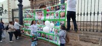 Marchan en el Centro de Durango familiares de personas desaparecidas; esperan visibilizar los nombres de sus seres queridos.