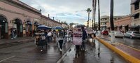Marchan en el Centro de Durango familiares de personas desaparecidas; esperan visibilizar los nombres de sus seres queridos.